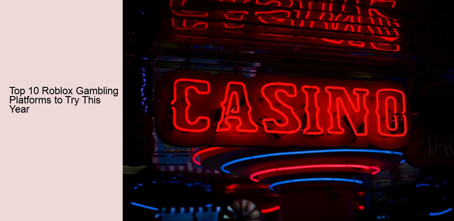 Top 10 Roblox Gambling Platforms to Try This Year Top 10 Roblox Gambling Platforms to Try This Year